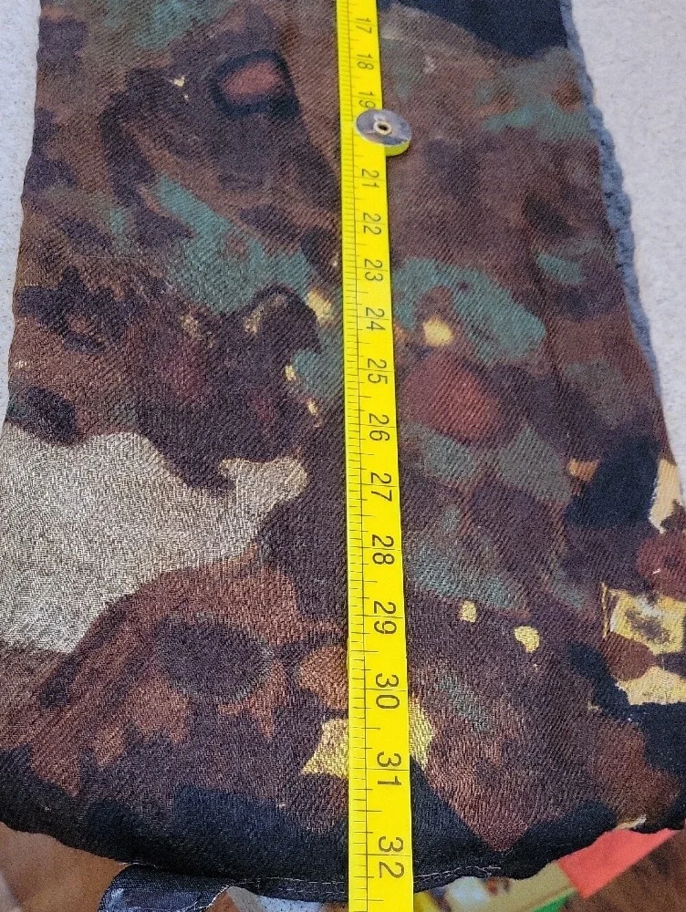 Daytrip Camo Infinity Scarf Reversible Gray One Size